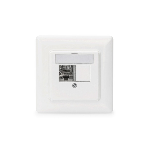DIGITUS DN-93832 80x80 előlap 2 portos multimédia/Keystone modulokhoz