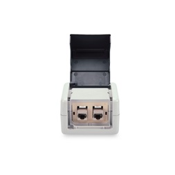 DIGITUS DN-93844-OD-2 Kültéri 2 portos IP44 szerelődoboz Keystone modulokhoz