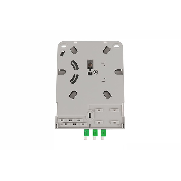 DIGITUS DN-949103 24 szálas 3x LC/APC duplex monomódusú OS2 IP54 FTTH elosztó doboz toldóval