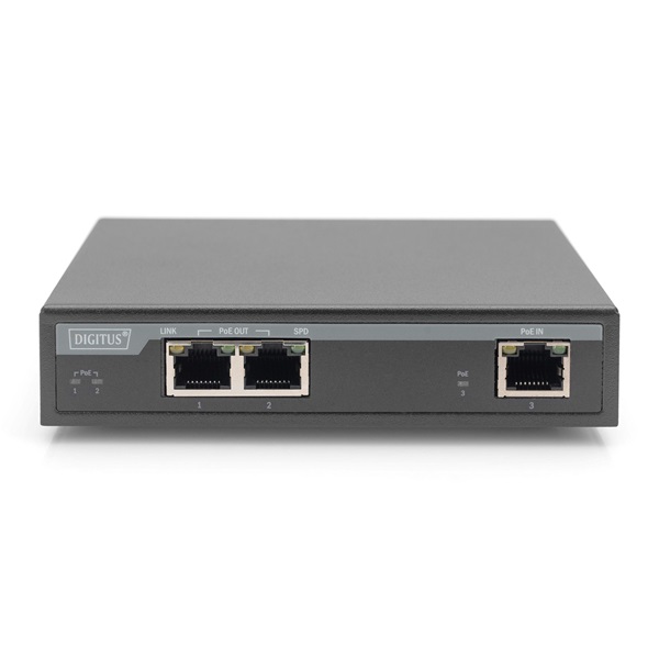 DIGITUS DN-95127-1 2 portos Gigabit 802.3at 60 W 4PPoE Extender