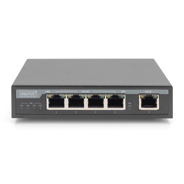 DIGITUS DN-95128-1 4 portos Gigabit 802.3at 60 W 4PPoE Extender