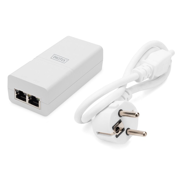 DIGITUS DN-95132 52V 30W 0.58A 802.3af aktív Poe tápegység Gigabit LAN porttal