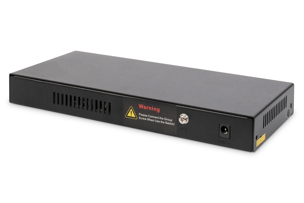 DIGITUS DN-95340 8x GbE Lan port PoE 135W nem menedzselhető asztali switch