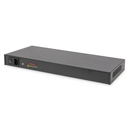 DIGITUS DN-95359 24x GbE Lan port 2x SFP port PoE 430W menedzselhető switch
