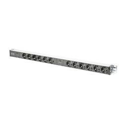 DIGITUS DN-95405 0U PDU függőleges 250V 2x16A 12xCEE7/3 aljzat CEE7/7 csatlakozó 2M elosztósor