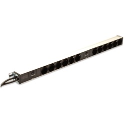 DIGITUS DN-95405 0U PDU függőleges 250V 2x16A 12xCEE7/3 aljzat CEE7/7 csatlakozó 2M elosztósor