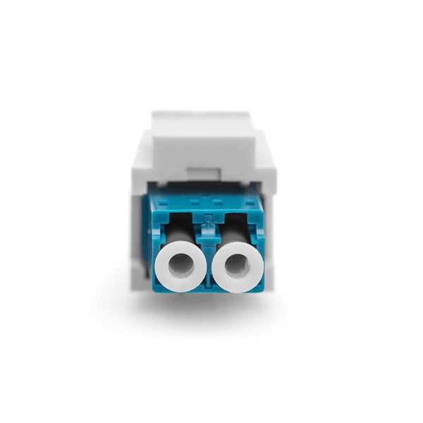 DIGITUS DN-96007-1-K Duplex monomódusú OS2 LC optikai Keystone toldó