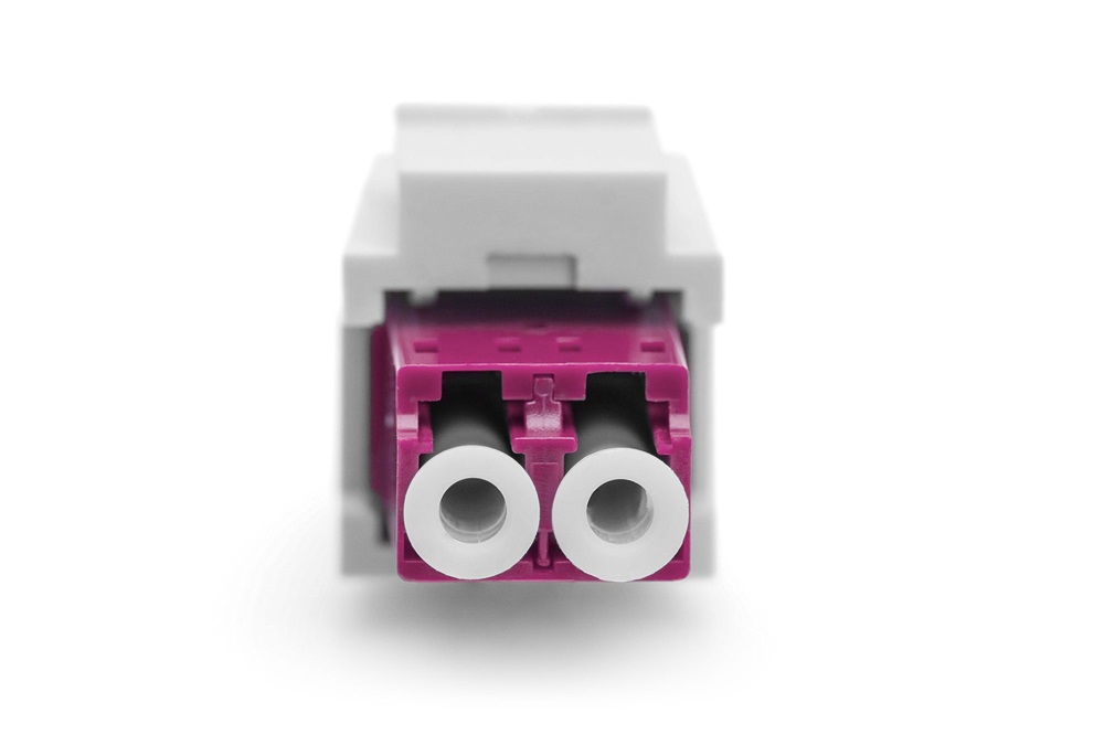DIGITUS DN-96019-1-K Duplex multimodusú OM4 LC optikai Keystone toldó