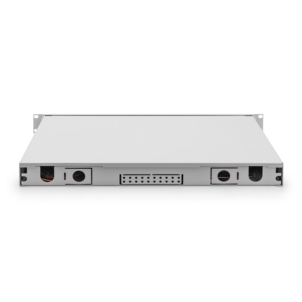 DIGITUS DN-96322/9 19" 1U 24x SC/UPC duplex monomódusú OS2 komplet optikai patch panel