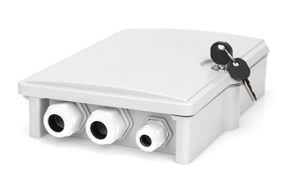 DIGITUS DN-968913 6x SC SX IP65 kültéri optikai FTTH üres elosztó doboz