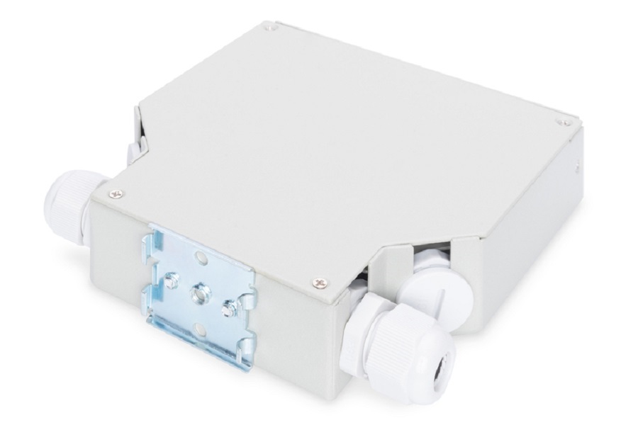 DIGITUS DN-96891 8xLC/DX DIN sínre szerelhető optikai elosztó doboz