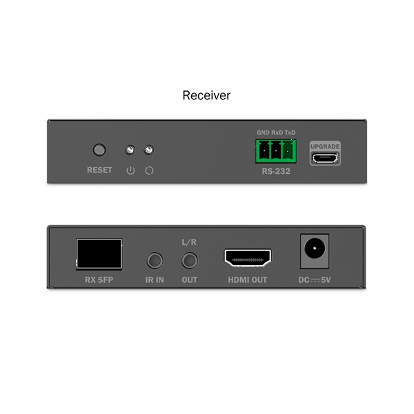 DIGITUS DS-55350 HDMI 4K UHD 60Hz IP 40km/300m optikai extender szett