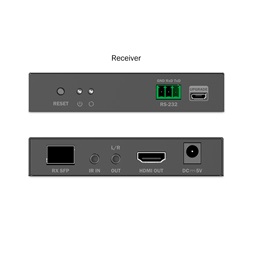 DIGITUS DS-55350 HDMI 4K UHD 60Hz IP 40km/300m optikai extender szett