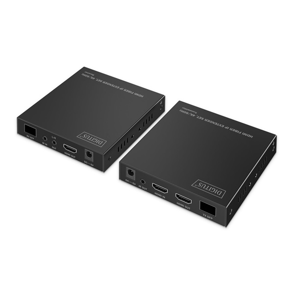 DIGITUS DS-55350 HDMI 4K UHD 60Hz IP 40km/300m optikai extender szett