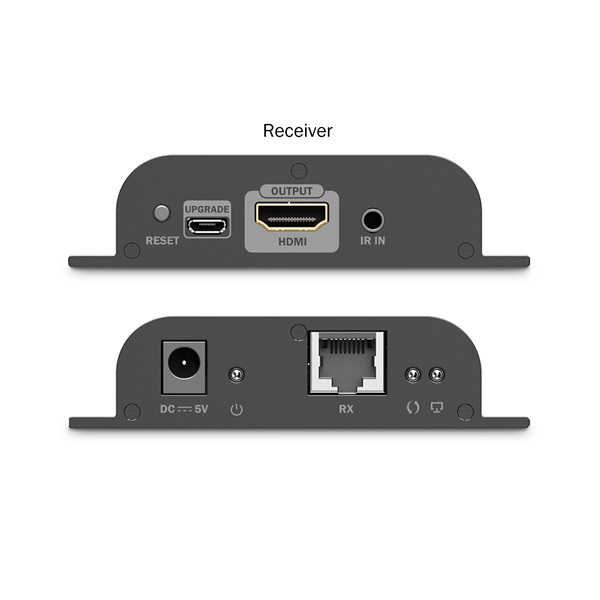 DIGITUS DS-55352 HDMI 4K UHD 60Hz Cat.6 IP 200m extender vevőegység