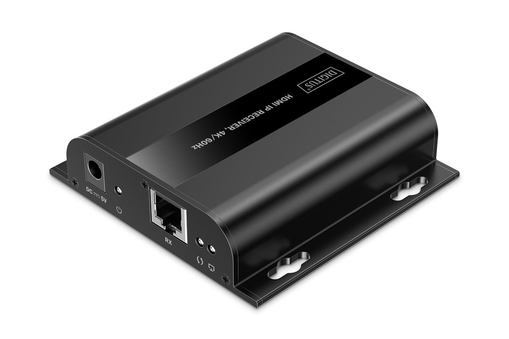 DIGITUS DS-55352 HDMI 4K UHD 60Hz Cat.6 IP 200m extender vevőegység