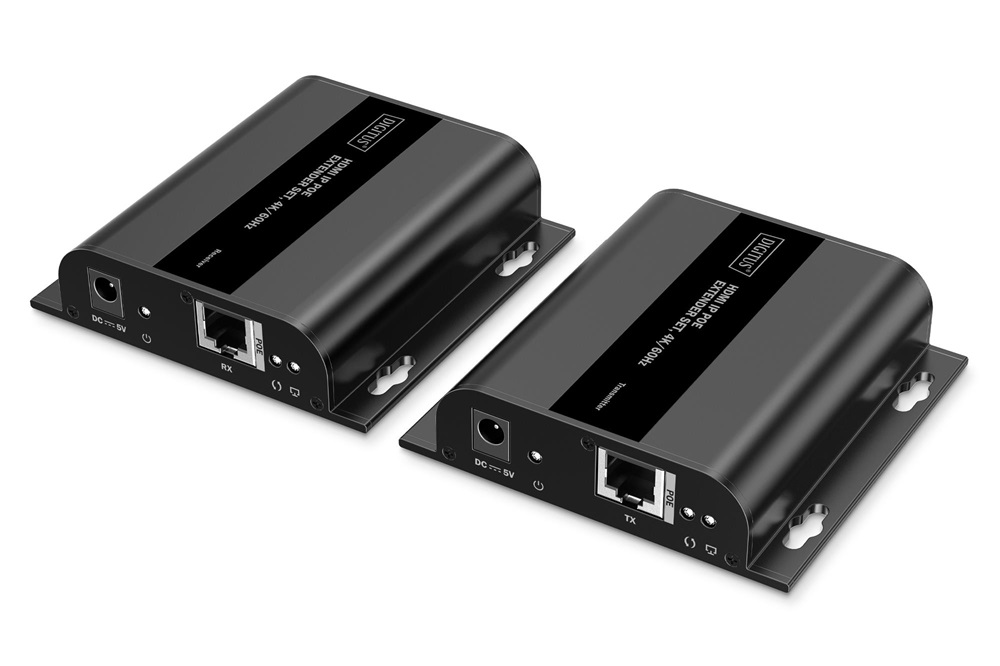 DIGITUS DS-55353 HDMI 4K UHD 60Hz Cat.6 IP 200m PoE extender szett