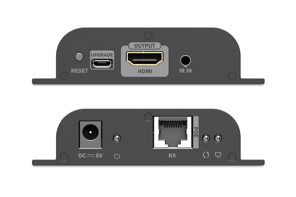 DIGITUS DS-55354 HDMI 4K UHD 60Hz Cat.6 IP 200m PoE extender vevőegység