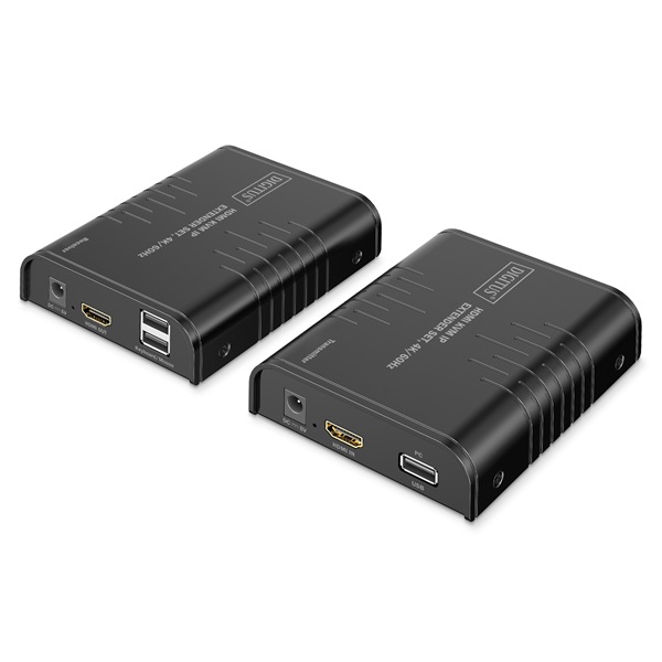 DIGITUS DS-55355 HDMI 4K UHD 60Hz Cat.6 KVM IP 200m extender szett