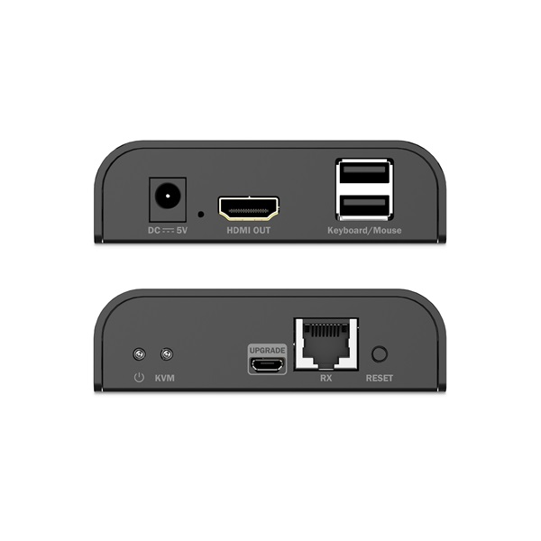DIGITUS DS-55356 HDMI 4K UHD 60Hz Cat.6 KVM IP 200m extender vevőegység