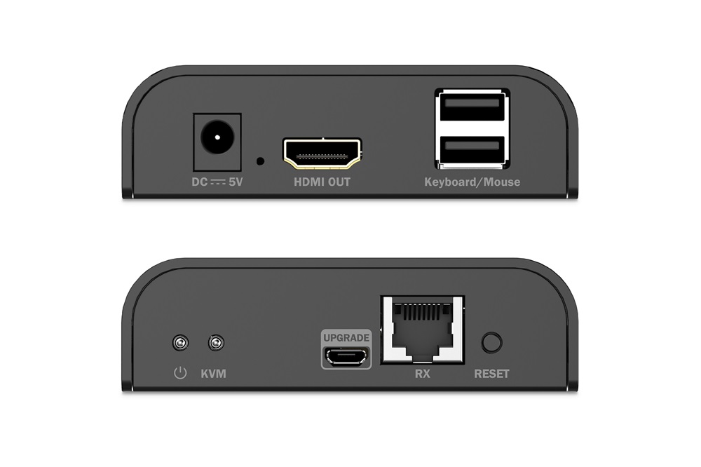 DIGITUS DS-55356 HDMI 4K UHD 60Hz Cat.6 KVM IP 200m extender vevőegység