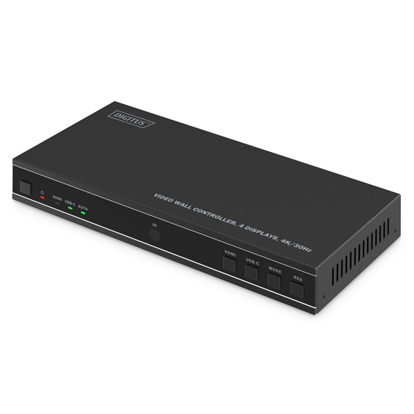 DIGITUS DS-55358 HDMI 4K UHD 30Hz 4 kilejzős videofal vezérlő