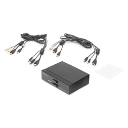 DIGITUS DS-12870 UHD 4K 30Hz 2 port Single Display HDMI KVM Switch