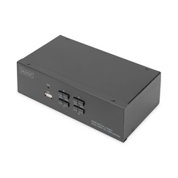DIGITUS DS-12882 UHD 4K 60Hz 4 port Dual Display Displayport KVM Switch