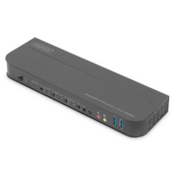 DIGITUS DS-12890 Full HD 4K 60Hz 4 port HDMI/Displayport KVM Switch