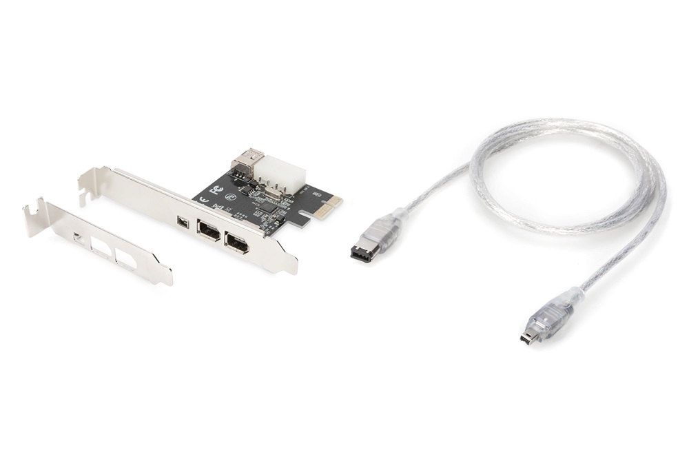 DIGITUS DS-30201-5 3+1 port Firewire PCIe hálózati kártya