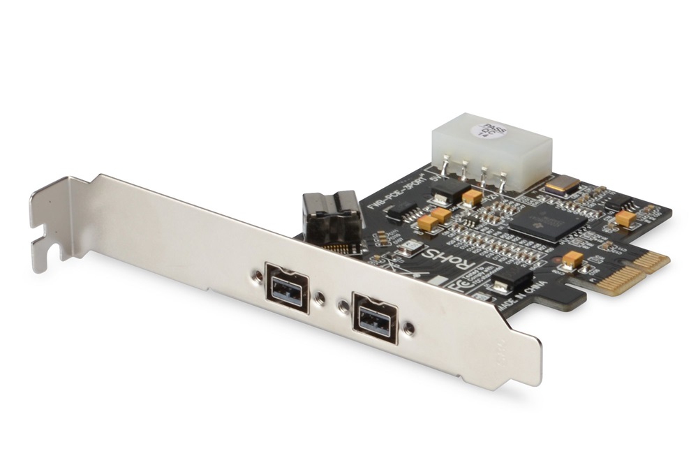 DIGITUS DS-30203-2 3 port Firewire PCIe hálózati kártya