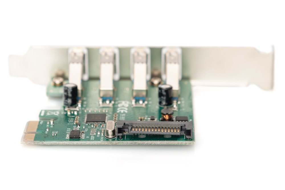 DIGITUS DS-30221-1 4 Port USB 3.0 PCIe hálózati kártya