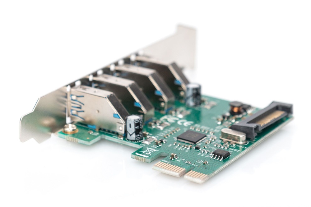 DIGITUS DS-30221-1 4 Port USB 3.0 PCIe hálózati kártya