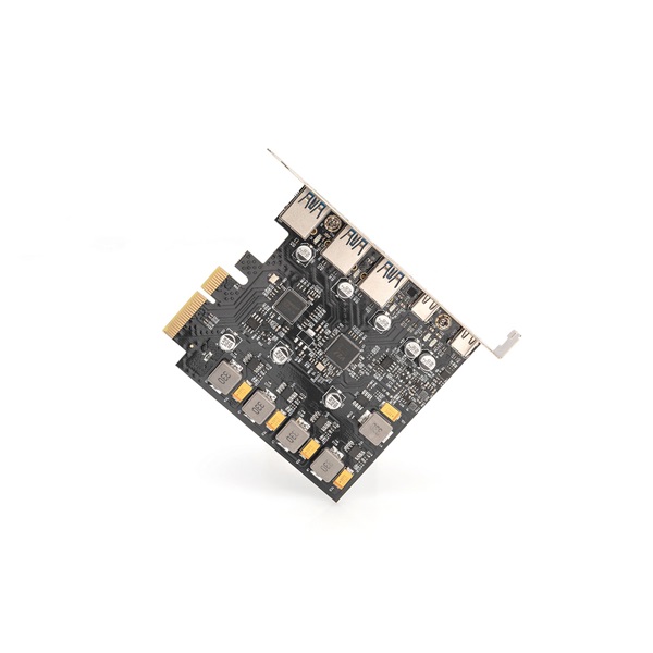 DIGITUS DS-30222 5 port USB 3.1 Gen2 Type-A/Type-C PCIe hálózati kártya