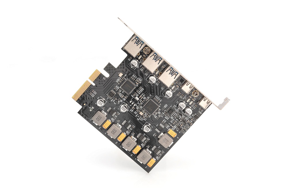 DIGITUS DS-30222 5 port USB 3.1 Gen2 Type-A/Type-C PCIe hálózati kártya