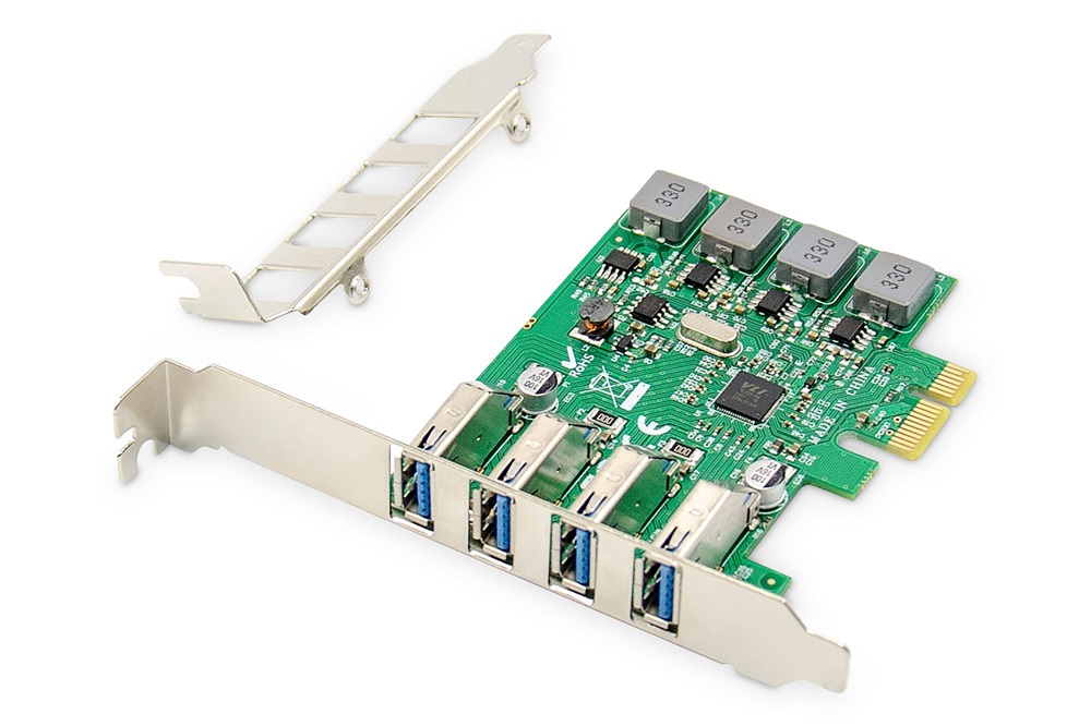 DIGITUS DS-30226 4 port USB 3.0 PCI Express bővítőkártya