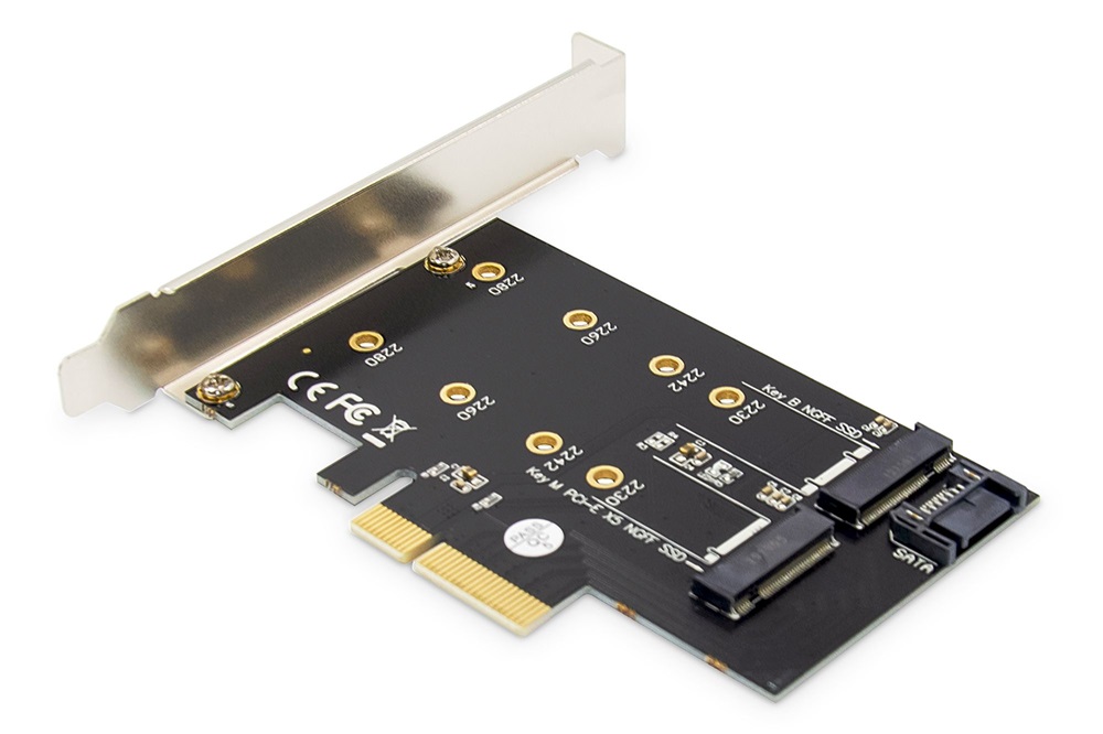 DIGITUS DS-33170 M.2 NGFF/NVMe SSD PCI Express 3.0 bővítőkártya