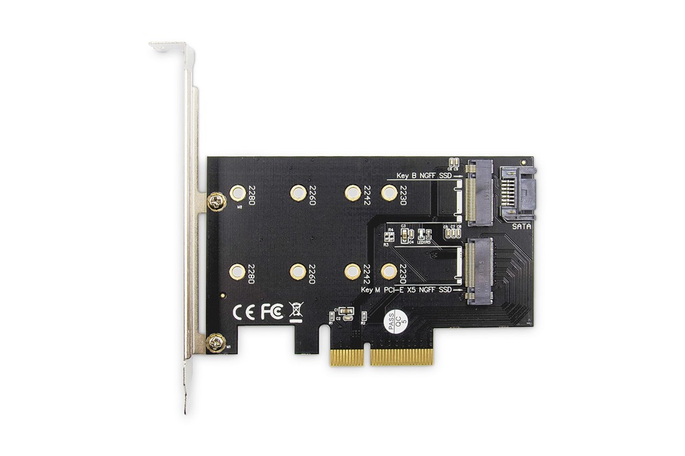 DIGITUS DS-33170 M.2 NGFF/NVMe SSD PCI Express 3.0 bővítőkártya