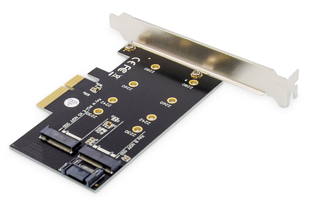 DIGITUS DS-33170 M.2 NGFF/NVMe SSD PCI Express 3.0 bővítőkártya