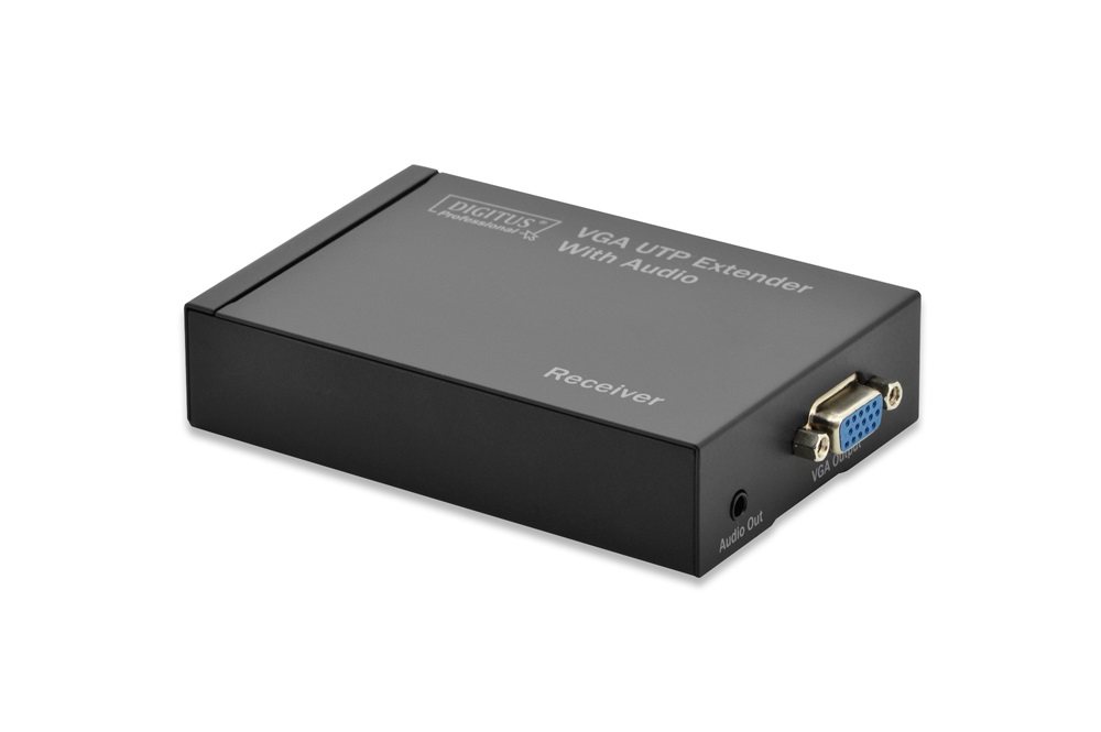 DIGITUS DS-53400 audió/videó jeltovábbító (AV adó és vevőegység)