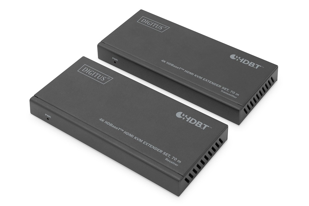 DIGITUS DS-55512 HDBaseT HDMI 4K 60Hz Cat.6A/Cat.7/Cat.8 150m extender szett