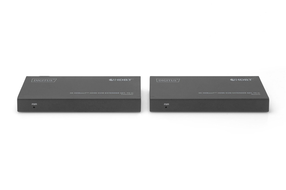 DIGITUS DS-55512 HDBaseT HDMI 4K 60Hz Cat.6A/Cat.7/Cat.8 150m extender szett
