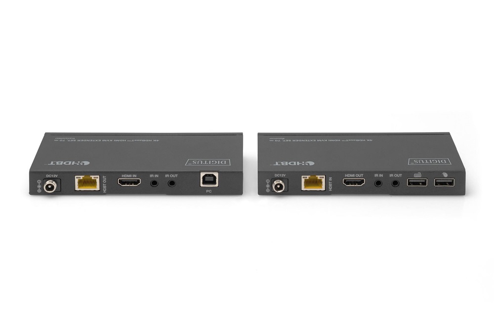 DIGITUS DS-55512 HDBaseT HDMI 4K 60Hz Cat.6A/Cat.7/Cat.8 150m extender szett