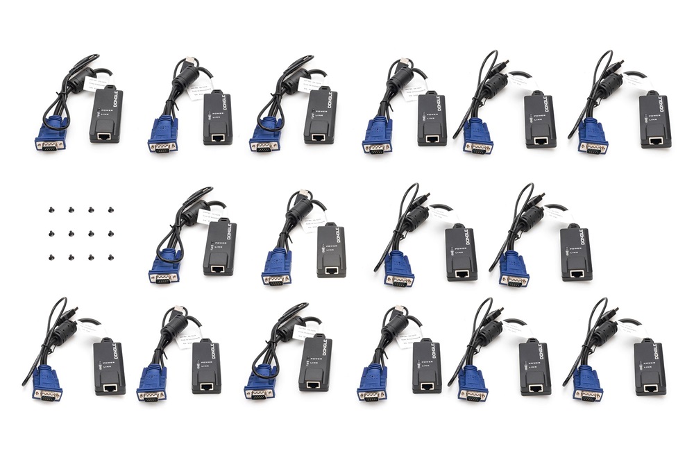 DIGITUS DS-72217 16 portos PS/2 USB Cat.5 VGA KVM switch