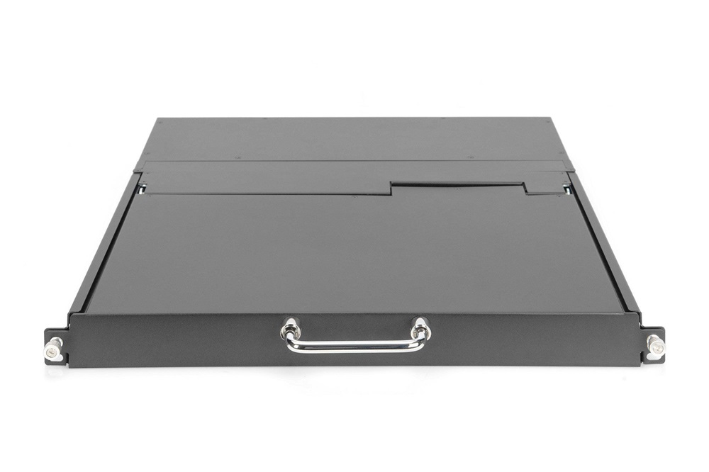 DIGITUS DS-72220-5UK 1U 17" 16xCat.5 HD LCD moduláris KVM konzol Angol billentyűzettel touchpaddal