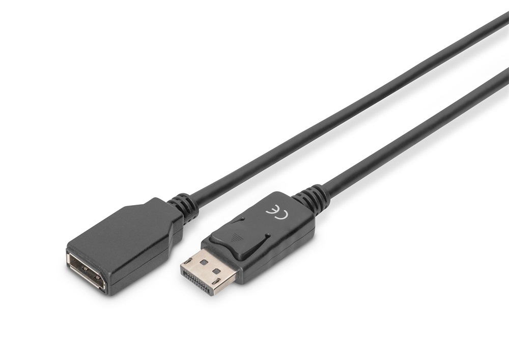 DIGITUS Full HD 4K 60Hz 1.2 DisplayPort hosszabbító kábel 2m