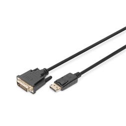 DIGITUS Full HD 60Hz Dual Link 1.1a DisplayPort - DVI-D kábel 2m