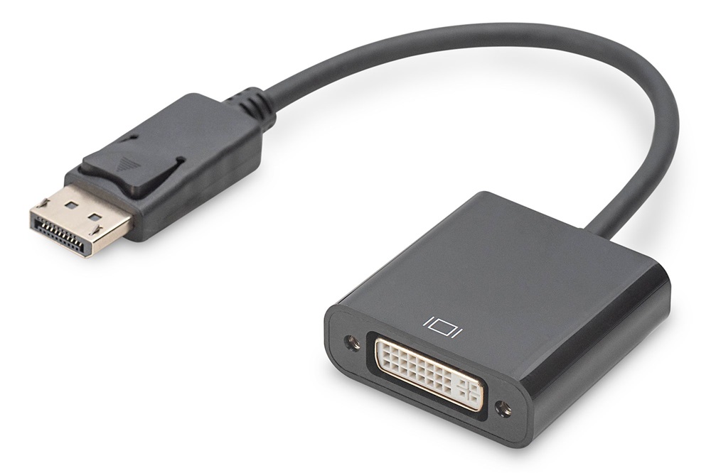DIGITUS Full HD 60 Hz 1.1a DisplayPort - DVI-I Adapter 0,15m