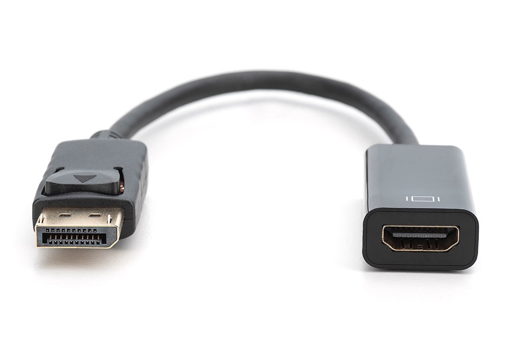 DIGITUS Full HD 60 Hz Dual-Mode 1.1a DisplayPort - HDMI type A Adapter 0,15m