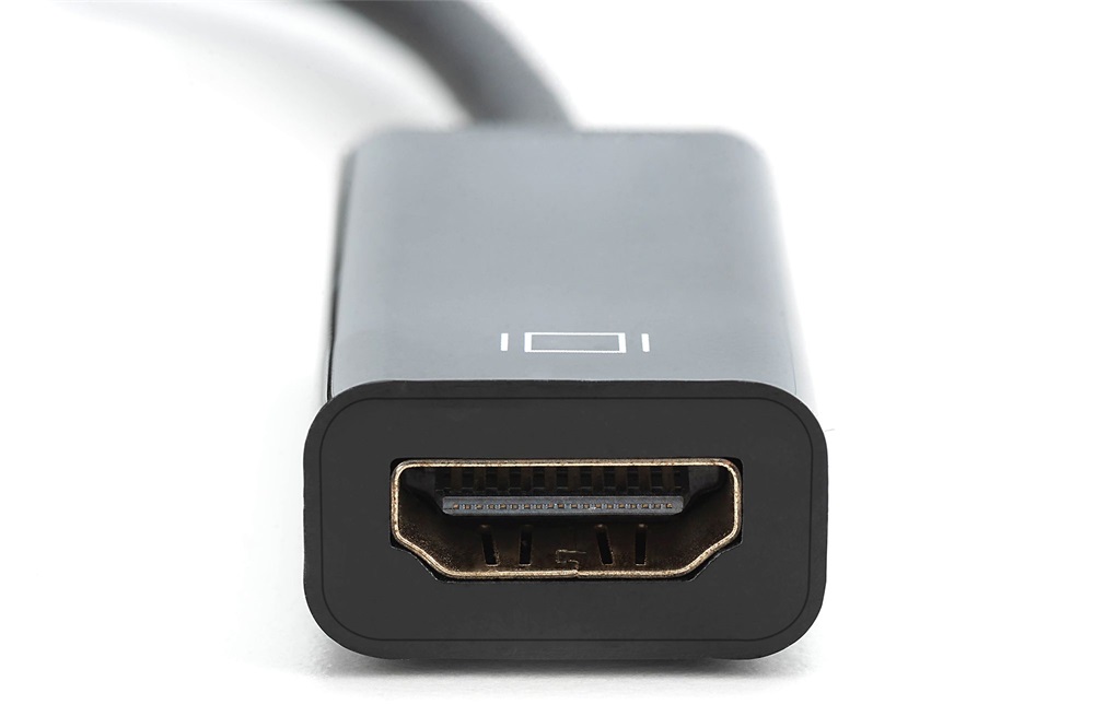 DIGITUS Full HD 60 Hz Dual-Mode 1.1a DisplayPort - HDMI type A Adapter 0,15m